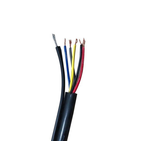 Pendant Cable, 6 Wire with Ground, External Strain Relief, 50', Starke, Mfr#: SPCE06-50